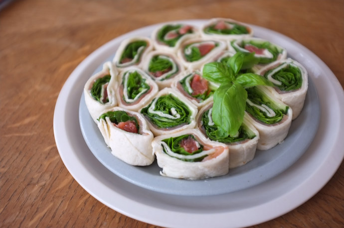 wrap au saumon et pamplemousse